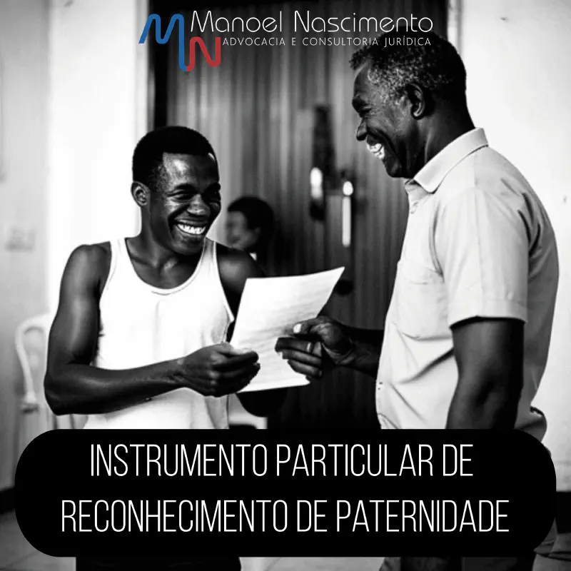 Instrumento particular de reconhecimento de paternidade